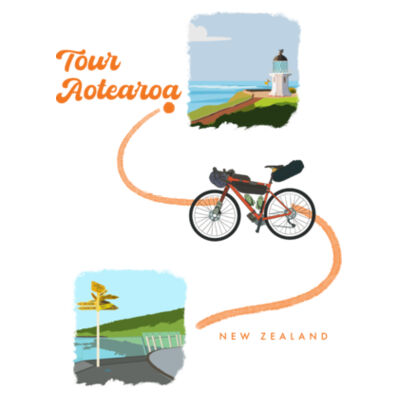 Tour Aotearoa - AS Colour Mens Staple T shirt Design
