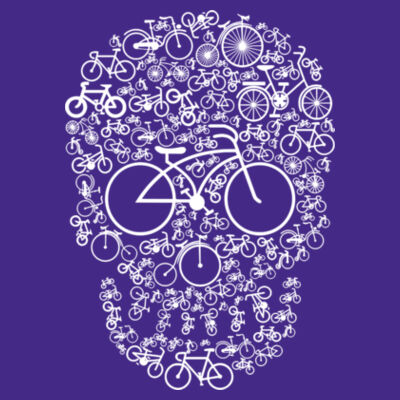 The Cyclist Skull  - AS Colour Womens Maple Tee Design