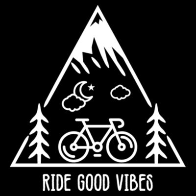Ride Good Vibes - AS Colour Womens Maple Tee Design