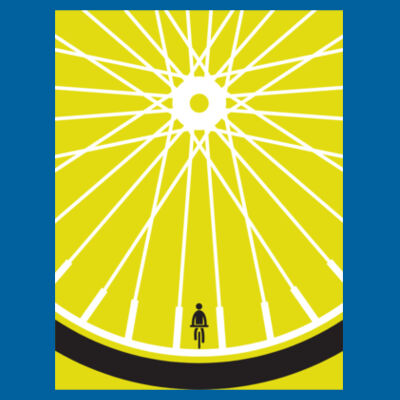 Biker Wheel - AS Colour Womens Maple Tee Design