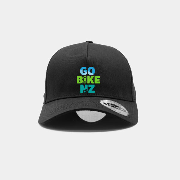 Go Bike NZ  - UFlex Adults Pro Style 5 Panel Snapback Cap - UFlex Adults Pro Style 5 Panel Snapback Cap Thumbnail