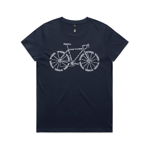 Bicycle Parts  - AS Colour Womens Maple Tee Thumbnail