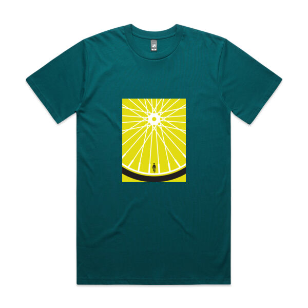 Biker Wheel - AS Colour Mens Staple T shirt Thumbnail