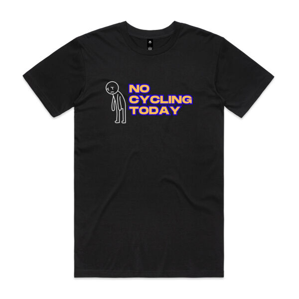 No Cycling Today - AS Colour Mens Staple Tee Thumbnail